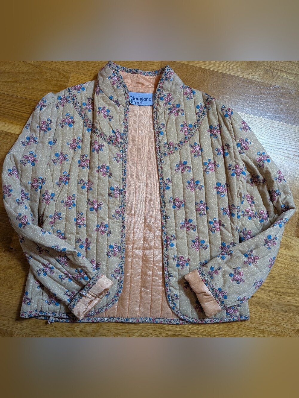 Cleveland Street Cottagecore Vintage Quilted Jacket